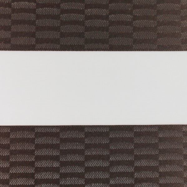 Sheer Polyester Bianca Brown fabric swatch